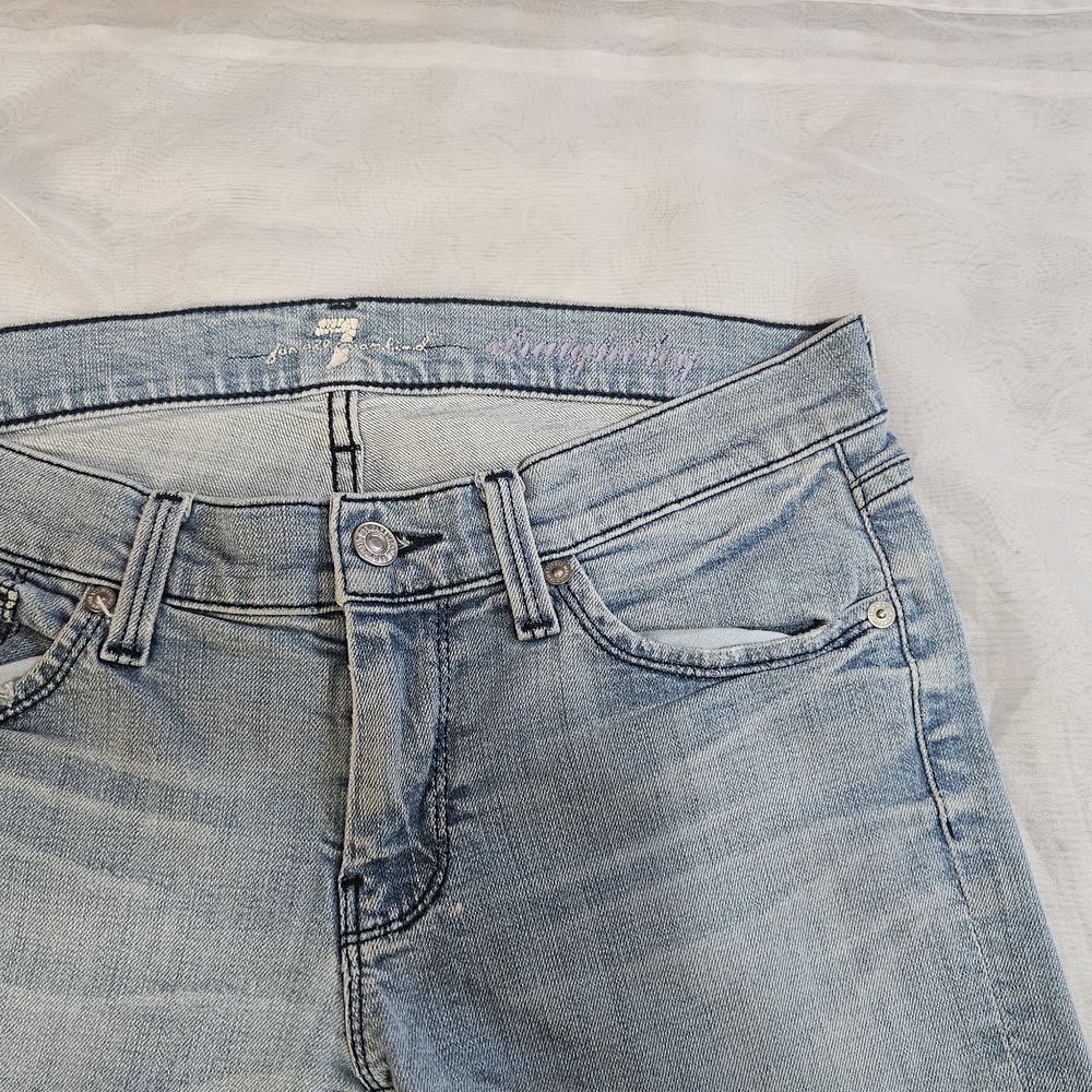 7 For All Mankind Women's Blue Jeans